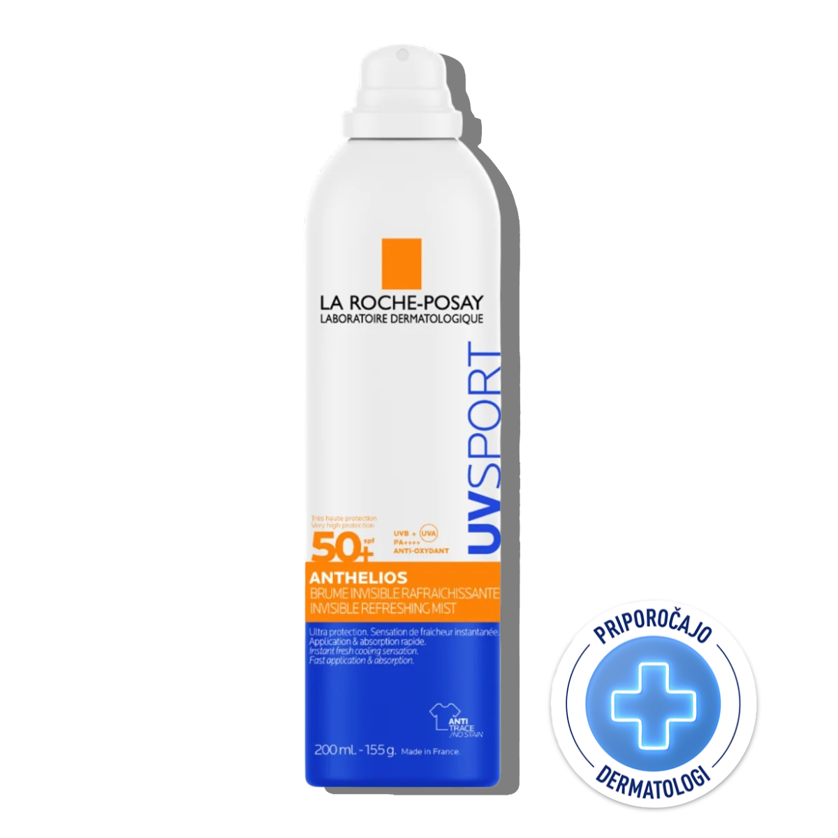 ANTHELIOS UVSPORT NEVIDNO OSVEŽUJOČE PRŠILO ZA ZAŠČITO PRED SONCEM Z ZELO VISOKO ZAŠČITO SPF50+